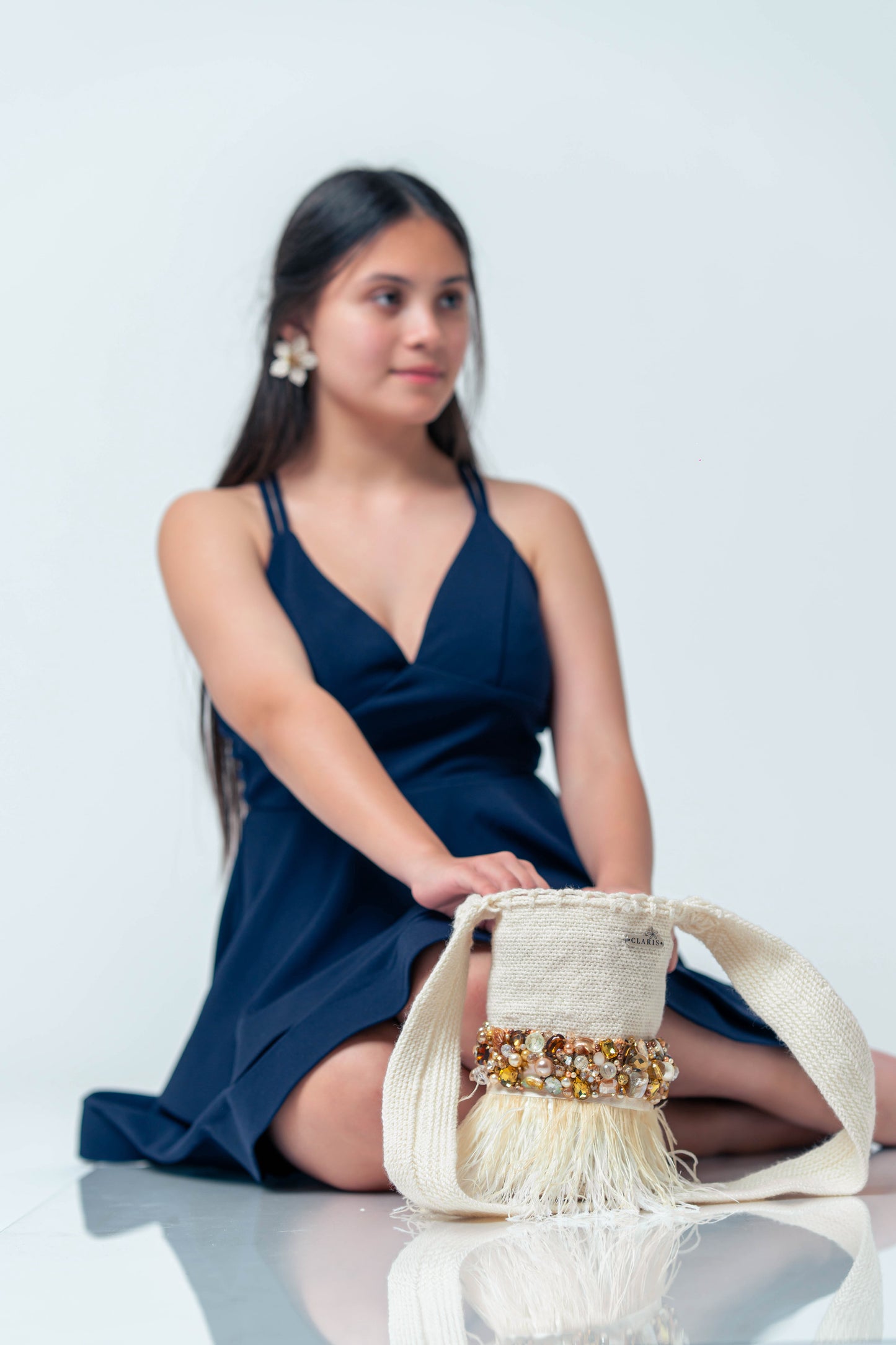 Ivory Luxe Bag