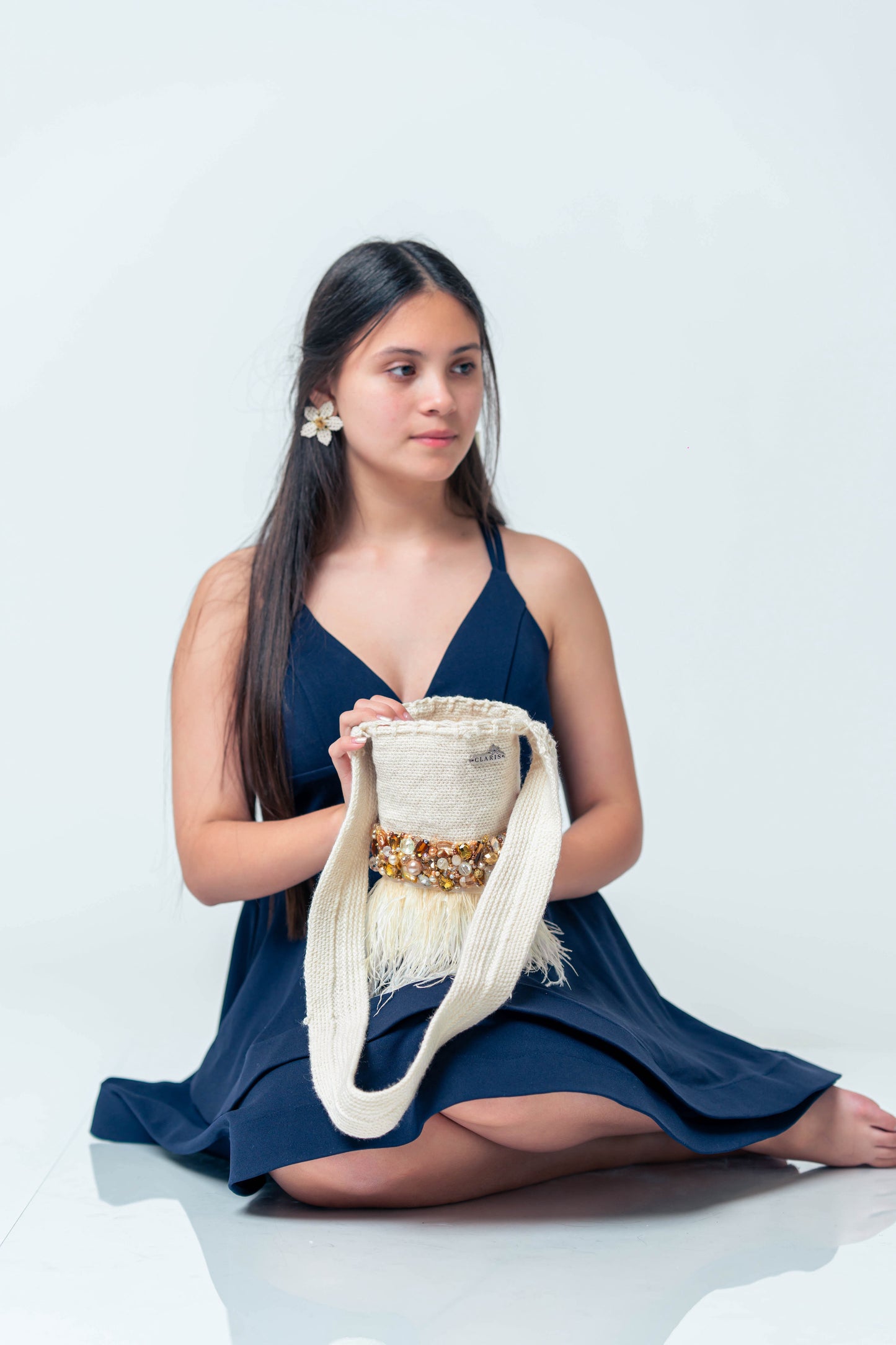 Ivory Luxe Bag
