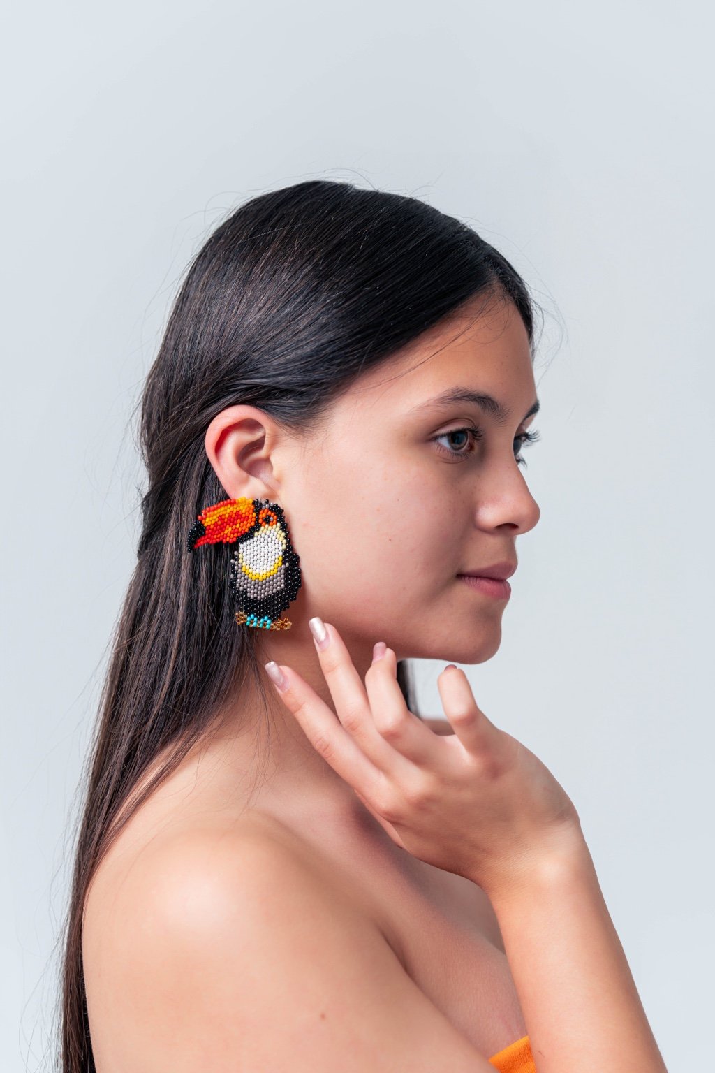 Boucles d'oreilles toucans