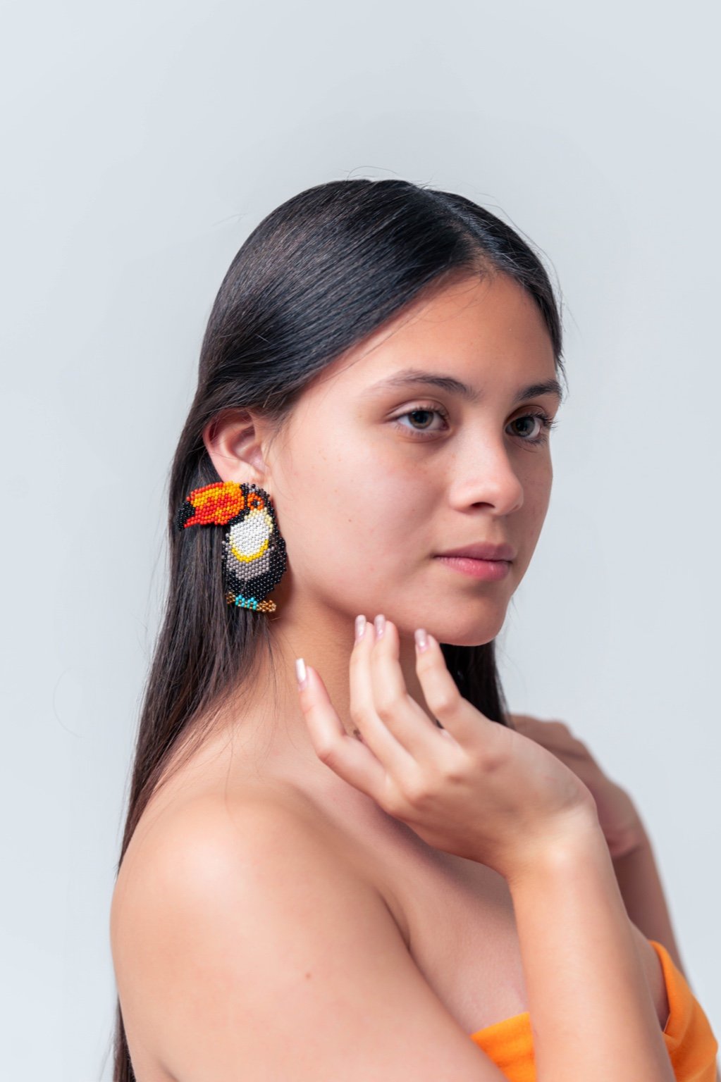 Boucles d'oreilles toucans