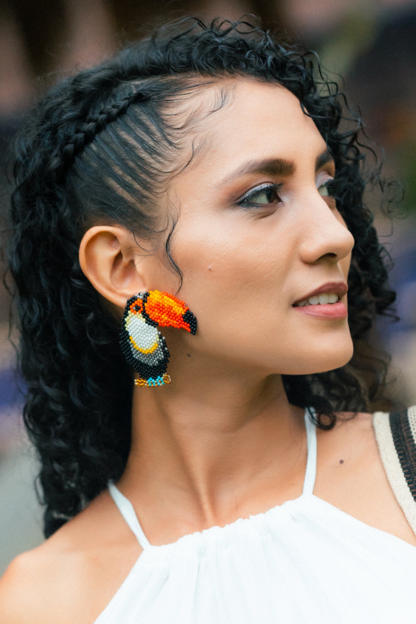 Boucles d'oreilles toucans