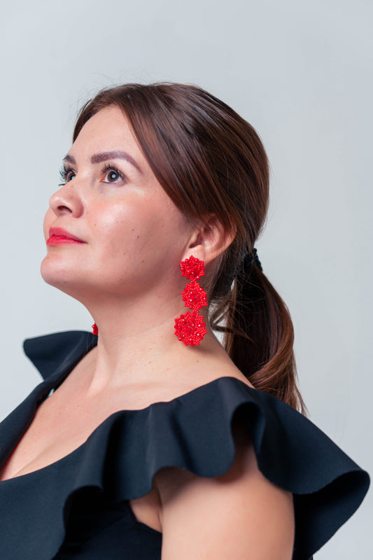 Crimson Earrings