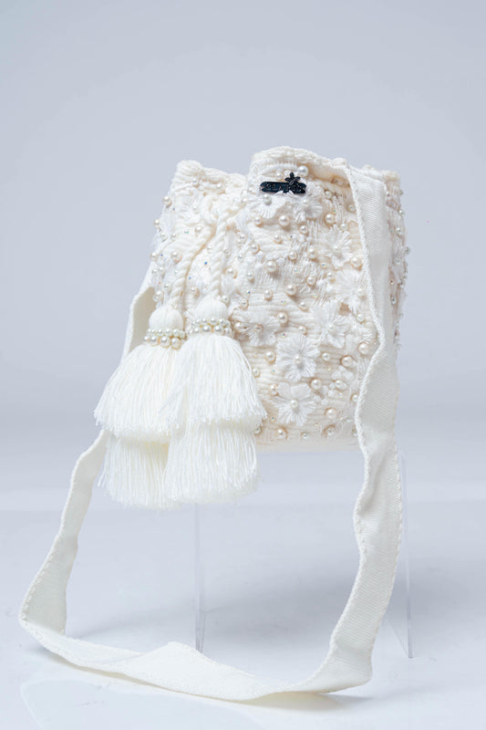 Ivory Blossom Bag