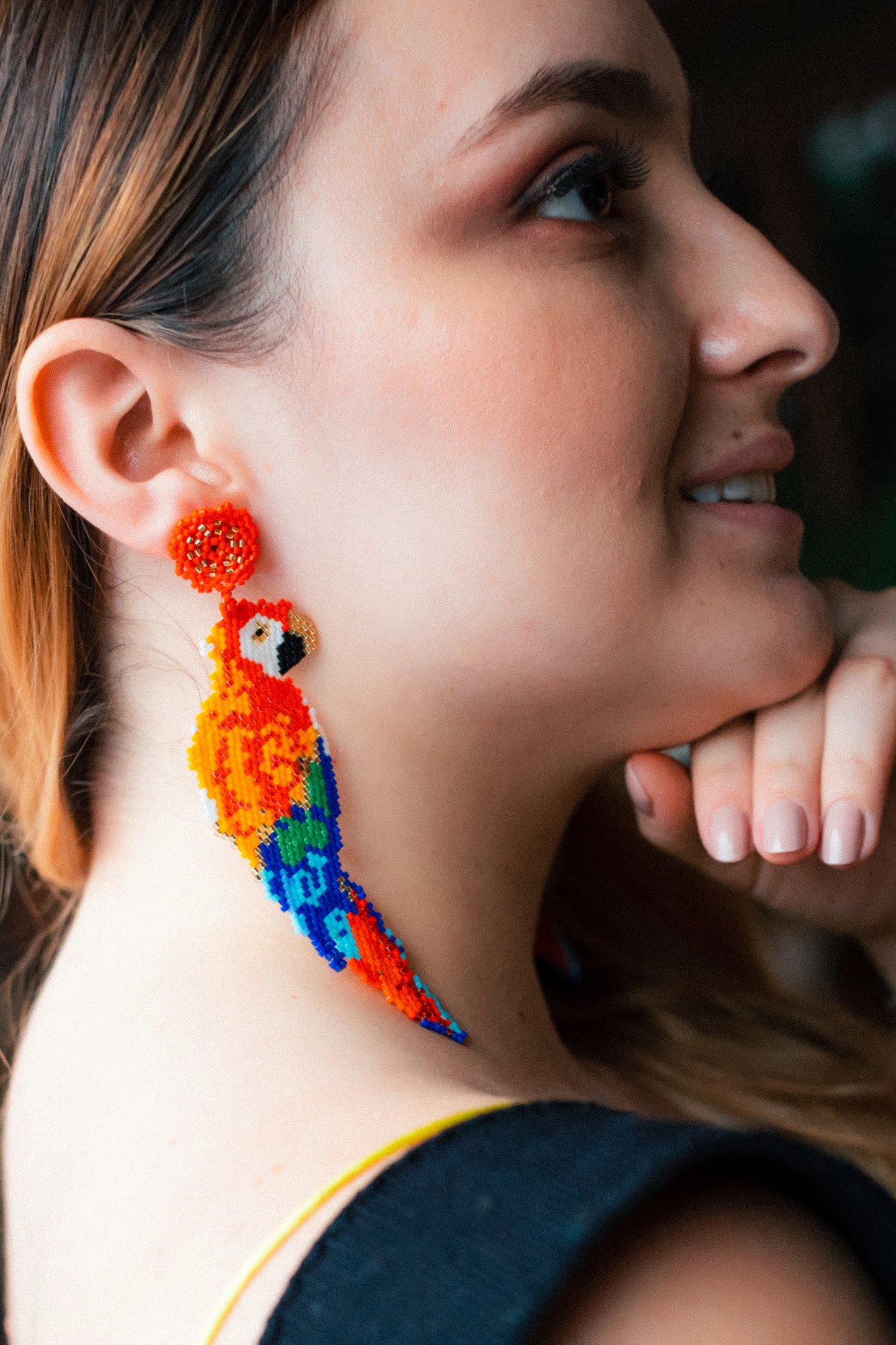 Macaw Earrings